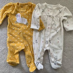 Carter’s Baby Girl Sleepers